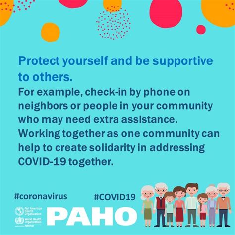 Social Media Cards Be Supportive During COVID 19 PAHO WHO Pan