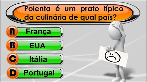 Quiz Virtual Perguntas De Conhecimentos Gerais Alternativas De