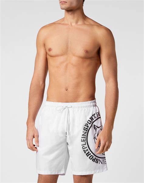 Swim Trunks Carbon Tiger Philipp Plein Sport