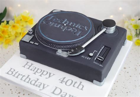 Dj Mixer Deck Cake Cakey Goodness