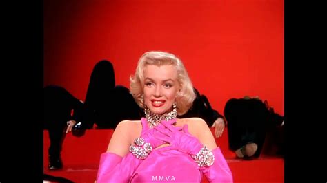 Marilyn Monroe in "Gentlemen Prefer Blondes" - "Diamonds Are A Girls ...