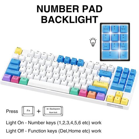 Havit Kb487l Tkl Mechanical Keyboard 89 Keys Pbt Havit Online