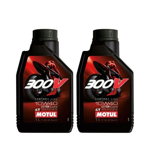 Motul 300v Ester Synthetic Oil 10w40 1 Liter Motorcycles