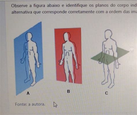 QUESTÃO 5 A partir da posição anatômica de descrição supõe se a