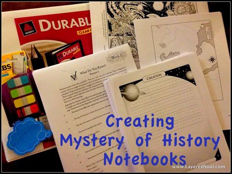 Organizing Our Mystery Of History Notebook History Notebook