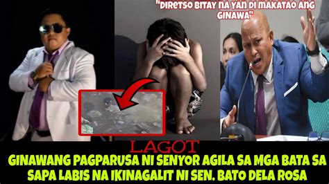 Senyor Agila Video Na Pagparusa Sa Mga Bata Sen Bato Dela Rosa Labis