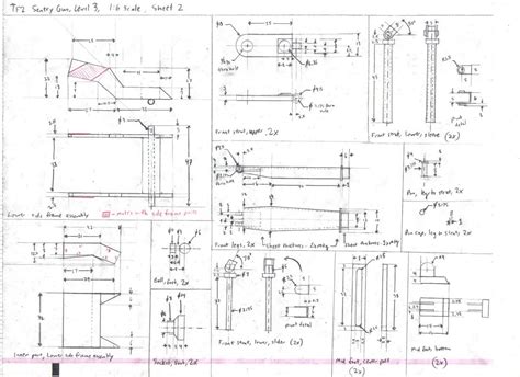 The Vortex: Made of Paper, Glue and Magic: Revised TF2 Sentry Gun Schematics