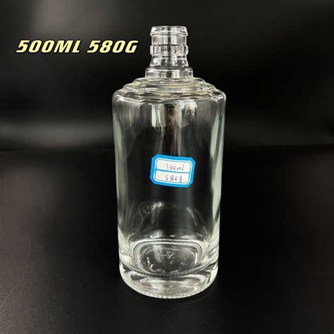 Super Flint Glass Bottle Round Shape Ml Ml Ml Wine Bottle