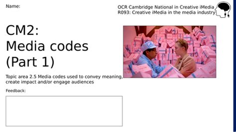 Cm2 Media Codes Part 2 Workbook Teaching Resources