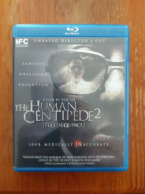 THE HUMAN CENTIPEDE 2 Unrated Director S Cut Import Region 1 Blu