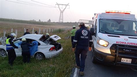 Fuerte Accidente En La M Xico Quer Taro Deja Un Lesionado De Gravedad