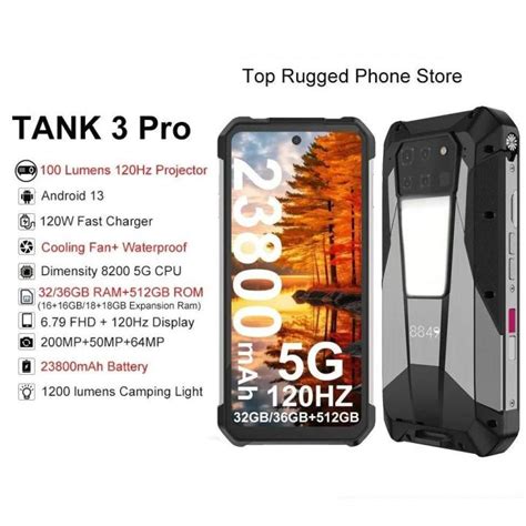 Official Shopunihertz Tank Pro With Lumens Hz Projector