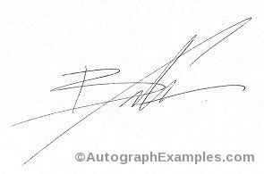 Brandon Lee Autographs and Autograph Examples