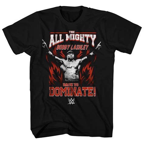 Buy Wwe Superstar Bobby Lashley Shirt The All Mighty Bobby Lashley Mens World Wrestling