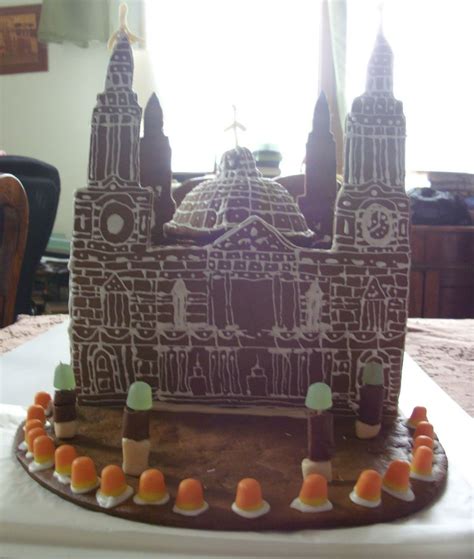 Eat The Blog Almost Completed Gingerbread Cathedral