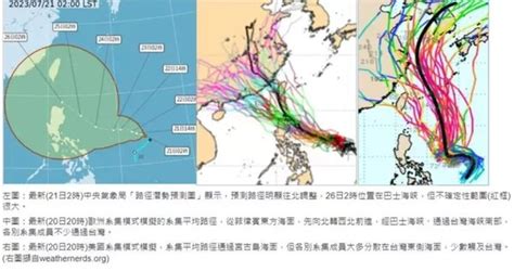 杜蘇芮颱風生成 各國路徑預測向北調整 侵台機率曝光 好房網news