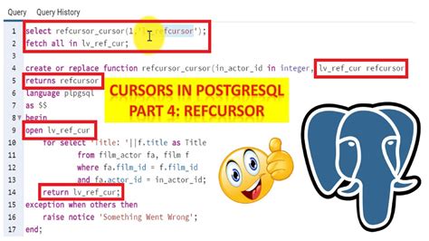 PostgreSQL Refcursor Cursors In PostgreSQL Part 4 Refcursor