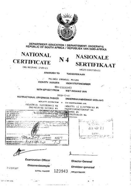 National Certificate N3