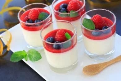 Recette Panna Cotta Aux Fruits Rouges Supertoinette