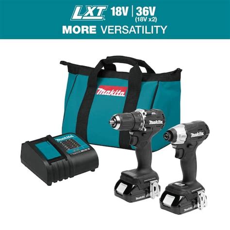 Makita 18v Lxt Sub Compact Lithium Ion Brushless Cordless 2 Piece Combo