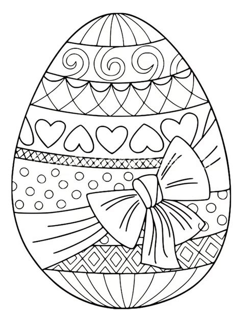 Dibujos De Huevos De Pascua Para Colorear E Imprimir