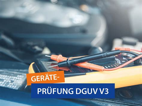 Geräteprüfung DGUV V3 Dinger Bauunternehmen