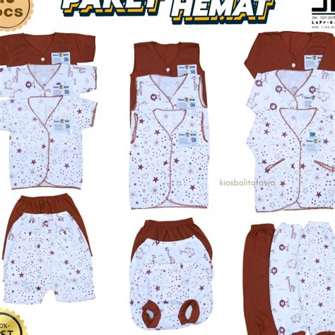 Jual Desain Terkini Untuk Kepribadian Anda SNI 18 PCS Paket Baju Bayi