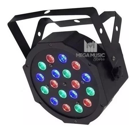 Kit 4 Canhao De Led 18 Leds 1w Rgb Dmx Iluminacao Dj Festa