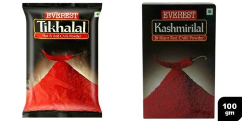 Everest Tikha Lal Gm Everest Kashmiri Lal Mirch Powder Gm