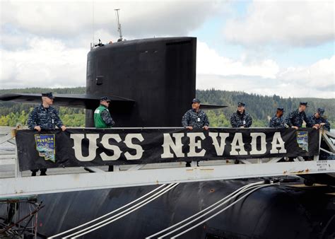 Uss Nevada Ssbn 733 Ohio Class Ballistic Missile Submarine Us Navy