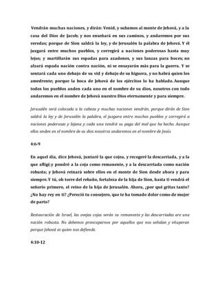 Estudio B Blico De Miqueas Pdf