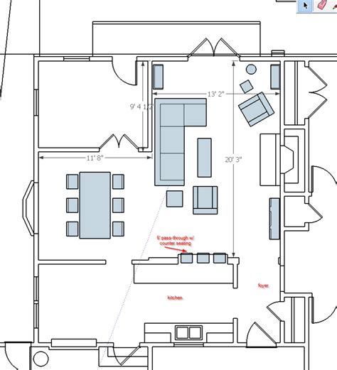 L Shaped Living And Dining Room Layout