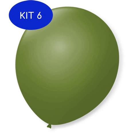 Kit Bal O S O Roque N Mero Verde Militar Unidades Submarino