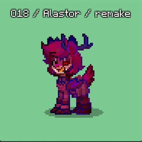 Alastor Hazbin Hotel Ponytown Pony Alastor Hazbin Hotel Art