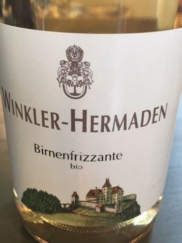 Winkler Hermaden Burnenfrizzante Bio Vivino Canada