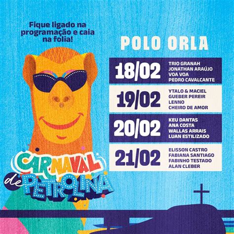 Sim O Durando Lan A Oficialmente Programa O Do Carnaval De Petrolina