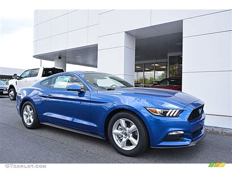 2017 Lightning Blue Ford Mustang V6 Coupe 119847226 Photo 10