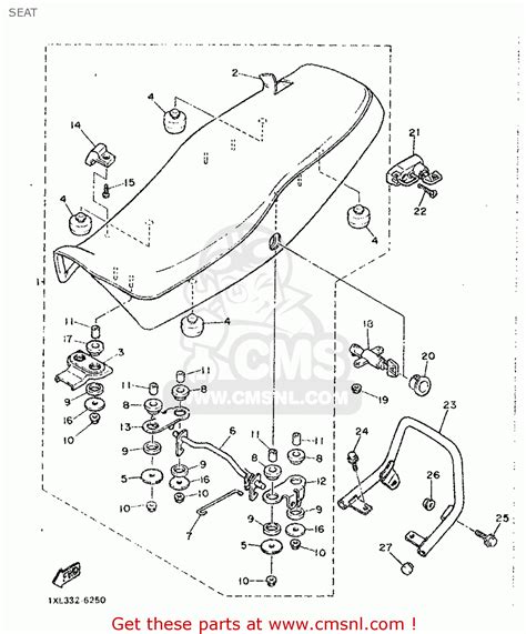 Xl Double Seat Assy Yamaha Buy The Xl At Cmsnl