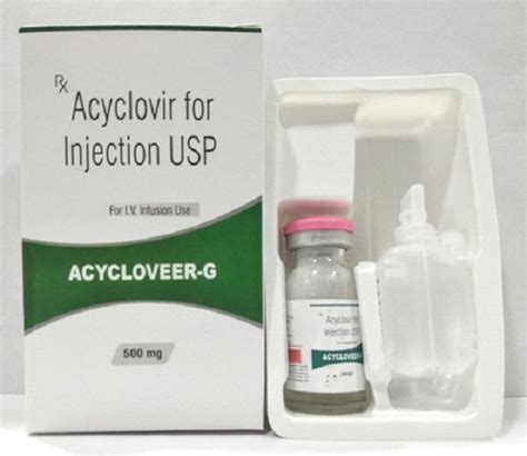 Acycloveer G Acyclovir Mg Injection Usp For Iv Use Only At Best