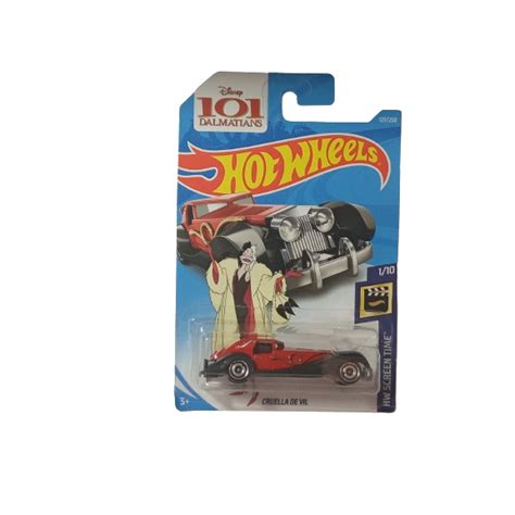 Hot Wheels Cruella De Vil Dalmatas Disney Screen Time Shopee Brasil