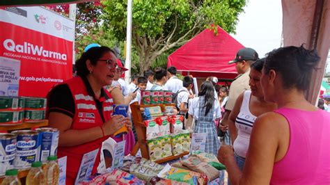 San Martín En Feria Informativa Qali Warma Promueve Alimentación