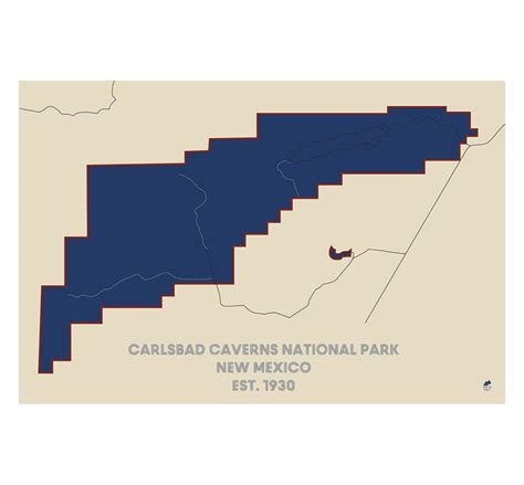 Carlsbad Caverns National Park Map | National parks map, Carlsbad ...