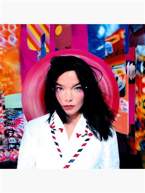 Bjork Post Poster For Sale By Influentialart Redbubble