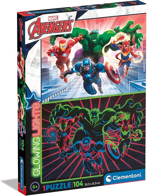 Neon Puzzle Marvel Avengers Teile Clementoni Puzzle Online Kaufen