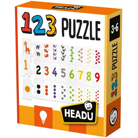 123 puzzle. numeri e quantità in sequenza! s.t.e.m. 3-6 anni - Toys Center
