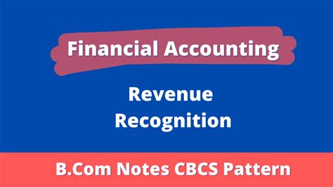 Revenue Recognition Business Income AS 9 Financial Accounting