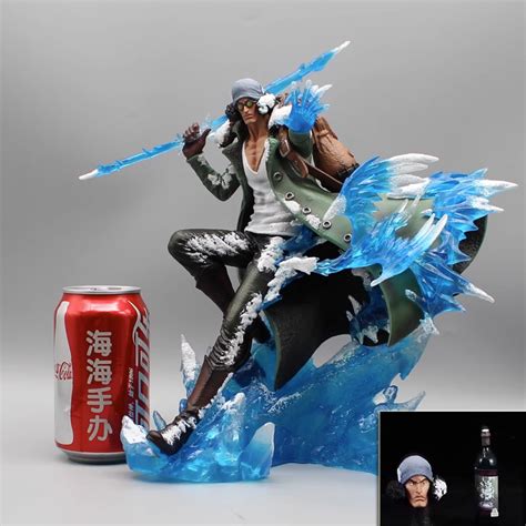 One Piece Anime Figure 30cm Aokiji Kuzan Action Figurine Gk Shopee