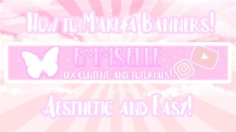 How To Make A Youtube Banner Aesthetic And Easy Youtube