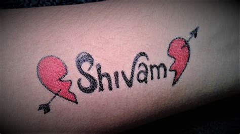 Simple Name Tattoo Design Shivam Name Tattoo Tattoo Design