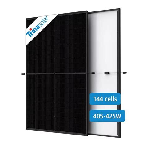 Trina Vertex S Full Black Solar Panel Rotterdam Eu Warehouse W W